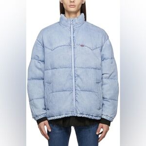 Levi's Sky Blue Men's Puffer Jacket